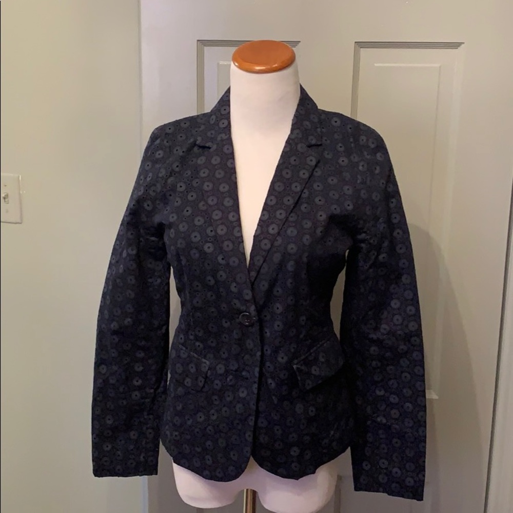 Navy cotton blazer, Cynthia Rowley